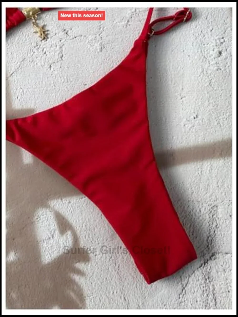 Women's High Cut Bikini Set Ruched Triangle Halter Swimsuit Two Piece